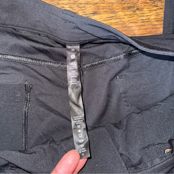 lululemon athletica size 38 Black Dress Pants ABC - Picture 5 of 6